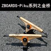 Phụ kiện ván trượt ZBoards ván trượt dài ván trượt Z cầu truyền chuyên nghiệp 7 inch vàng và bạc giảm xóc khung - Trượt băng / Trượt / Thể thao mạo hiểm