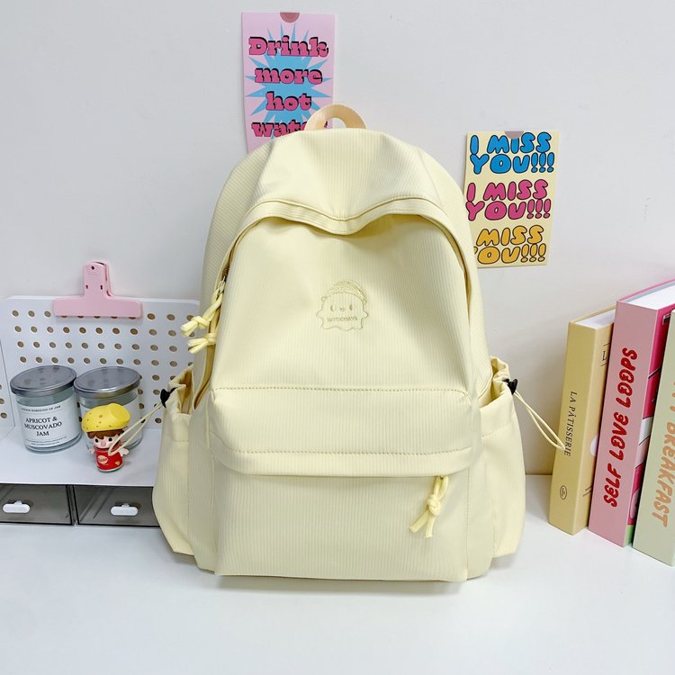 XBREAK学院书包女轻便简约大学生上课双肩包初中高颜值海盐蓝背包