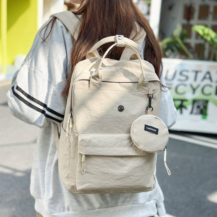 2026新款纯色牛津布手提女包时尚轻便百搭通勤背包多功能双肩包女,箱包皮具/热销女包/男包,双肩背包,淘宝优惠券,粉丝福利购,淘宝优惠卷