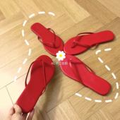 网红外穿皮质人字拖鞋 AC自制2025夏季 新款 女旅游度假防滑夹脚凉拖