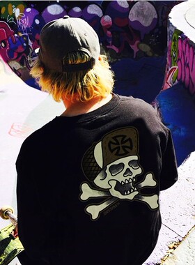 【狠货！】IN*EPENDEN* CROSS HAMMERS 街头潮牌 滑板冲浪 竹节棉