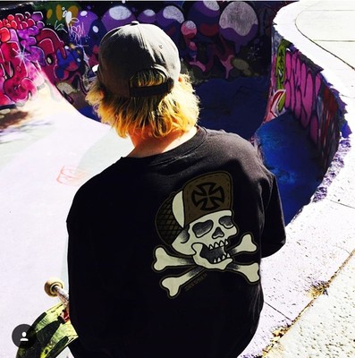 【狠货街头潮牌滑板冲浪竹节棉