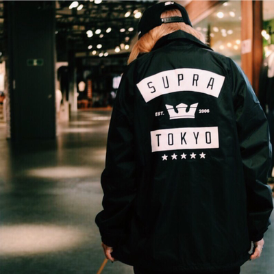supra防水飞行滑板美潮教练夹克