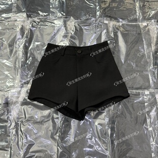 短裤 裤 女高腰黑色修身 网红a字阔腿气质百搭西装 显瘦韩版 秋冬新款