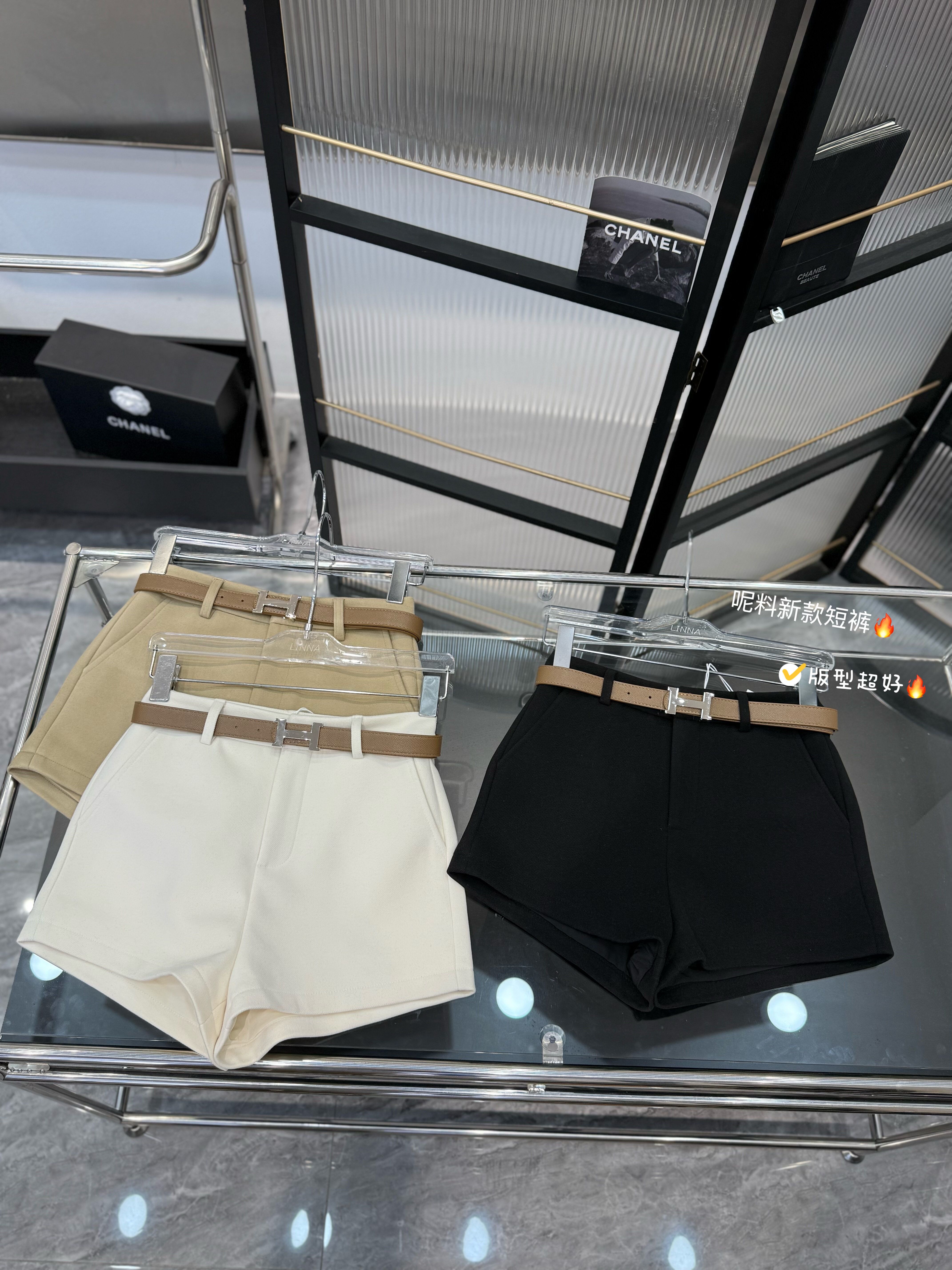 毛呢冬季新款短裤女高腰韩版网红a字修身显瘦阔腿口袋潮牌厚百搭