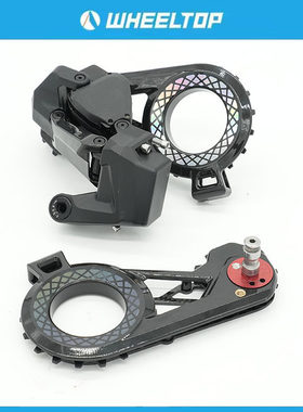 轮峰大导轮7800空心炫彩导轮陶瓷轴承碳纤维导链板自行车变速导板