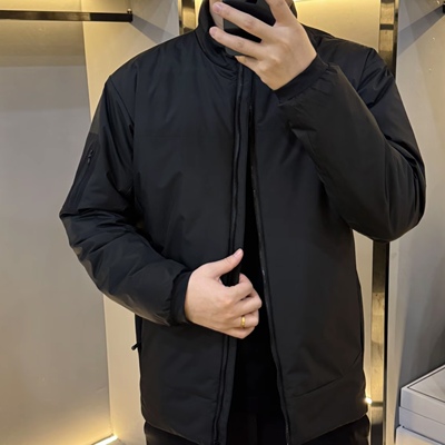 冬季户外鸟同款平替净版棉外套男士立领厚棉外套户外休闲棉服