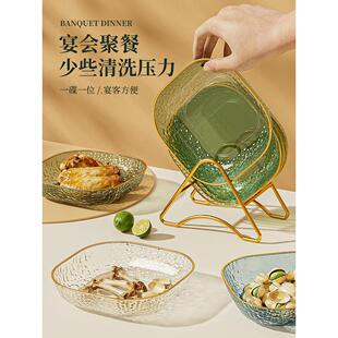新疆 吐骨碟加厚水 包邮 吐骨头盘碟家用食品级餐桌垃圾盘碟高端新款
