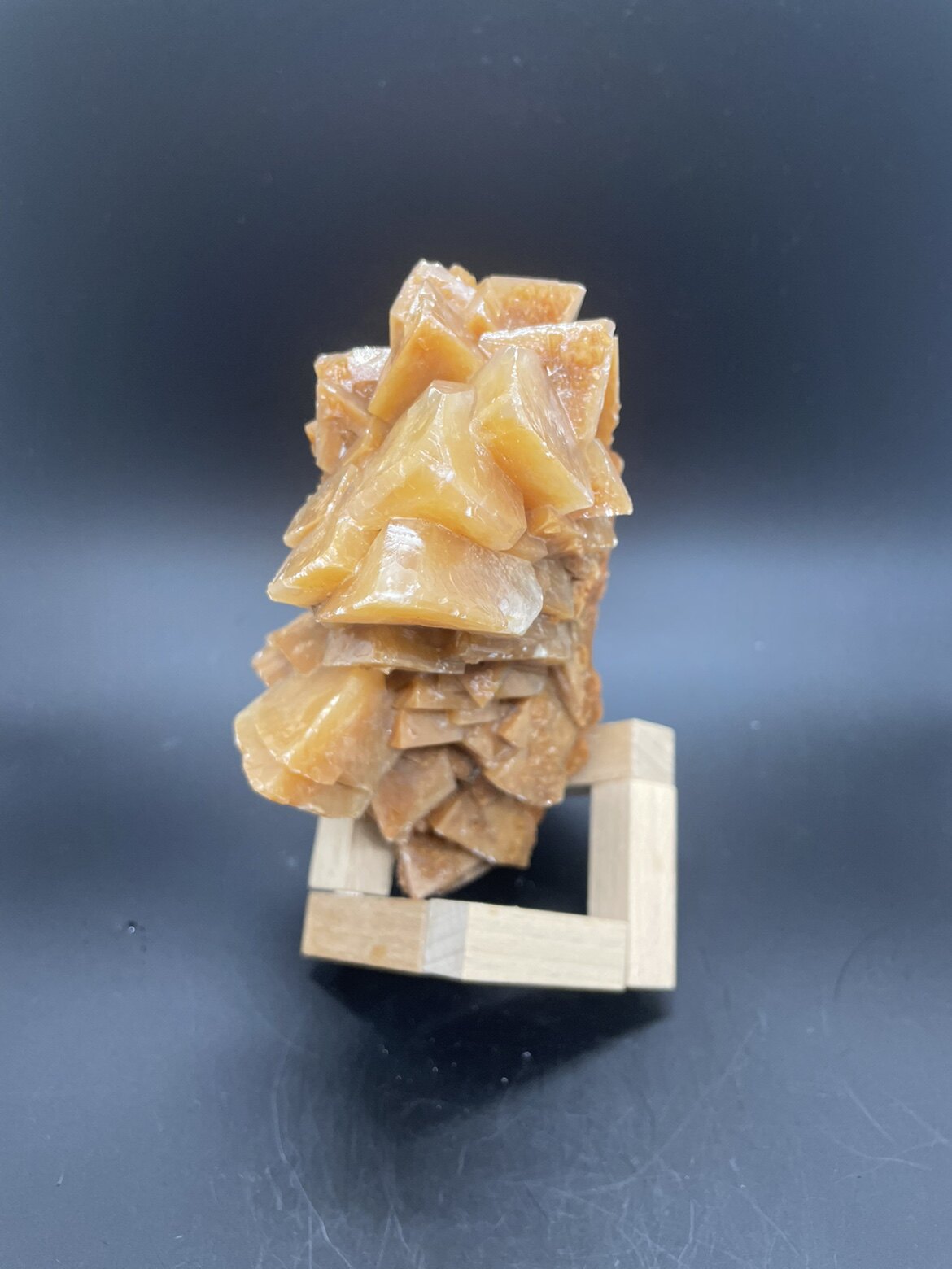 橙色方解石结晶石orange calcite激发活力灵感缓解强迫症平衡能量