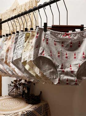 三条包邮外贸大码内裤女胖m加肥加大纯棉蕾丝边三角裤头140-250斤