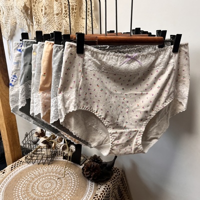 外贸大码内裤女胖m纯棉200斤