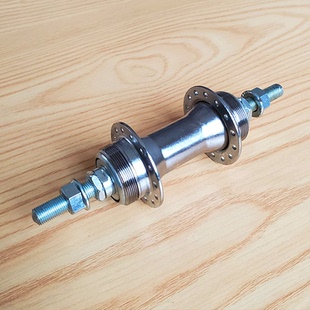 自行车配件儿童折叠自行车后花鼓28孔36孔前后轴皮折叠车通用V刹