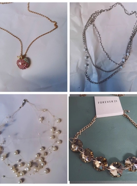 波西米亚特色水钻项链