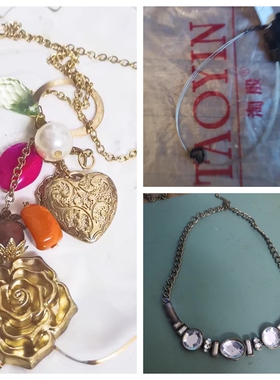 波西米亚风水钻混合材质项链饰品