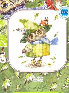 RTO C228 猫头鹰 十字绣 saga格式XSD重绘源文件电子图纸