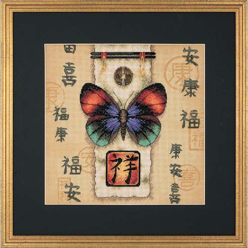 dim35034 福安蝴蝶 十字绣 saga格式xsd重绘源文件电子图纸