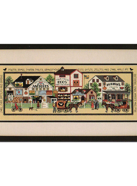 Dim35037 乡村中心 十字绣 saga格式XSD重绘源文件电子图纸