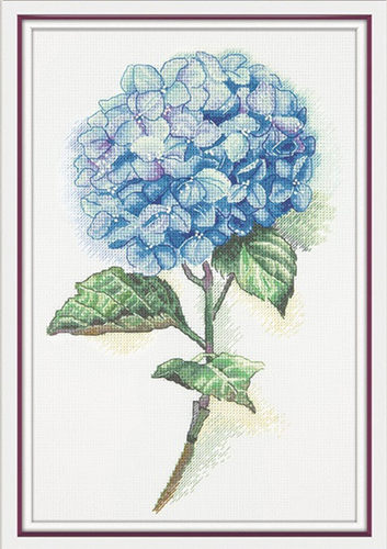 Panna C-1988 绣球花 十字绣saga格式XSD重绘电子图纸源文件