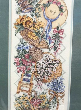 Dim13575 花篮架子 十字绣 saga格式XSD重绘源文件电子图纸