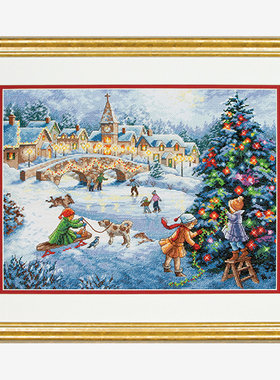 Dim70-08919 冬季庆典 十字绣 saga格式XSD重绘源文件电子图纸