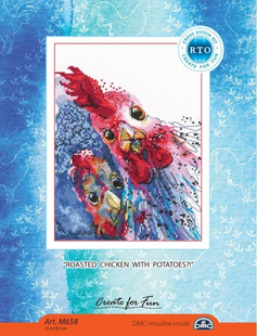 RTO M658 公鸡 十字绣 saga格式XSD重绘源文件电子图纸