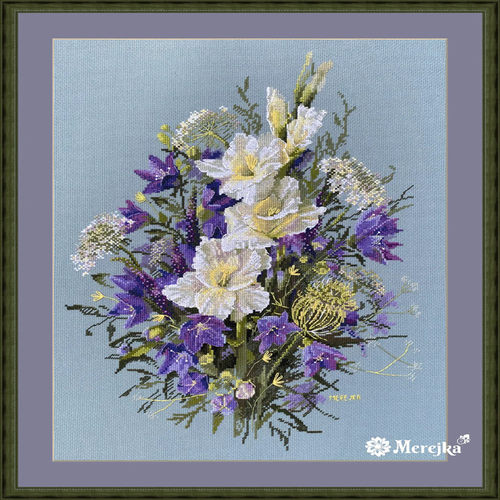 Merejka K-223 百合花 十字绣 saga格式XSD重绘源文件电子图纸