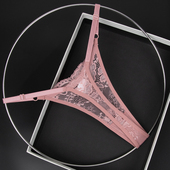 饰性感透气低腰蕾丝丁字裤 9色可选女士内裤 可调节腰带蝴蝶结装