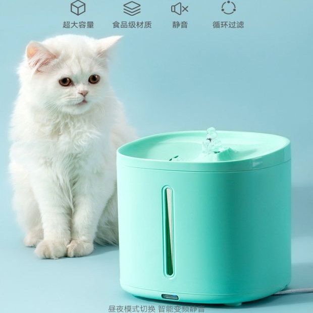 宠物饮水器触摸感应自动循环饮水