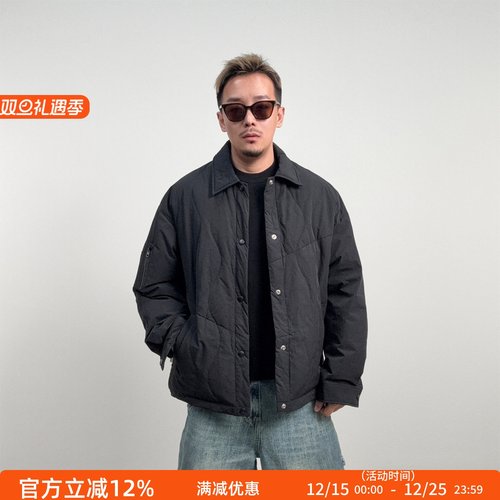 JIDERE复古简约90白鸭绒羽绒服