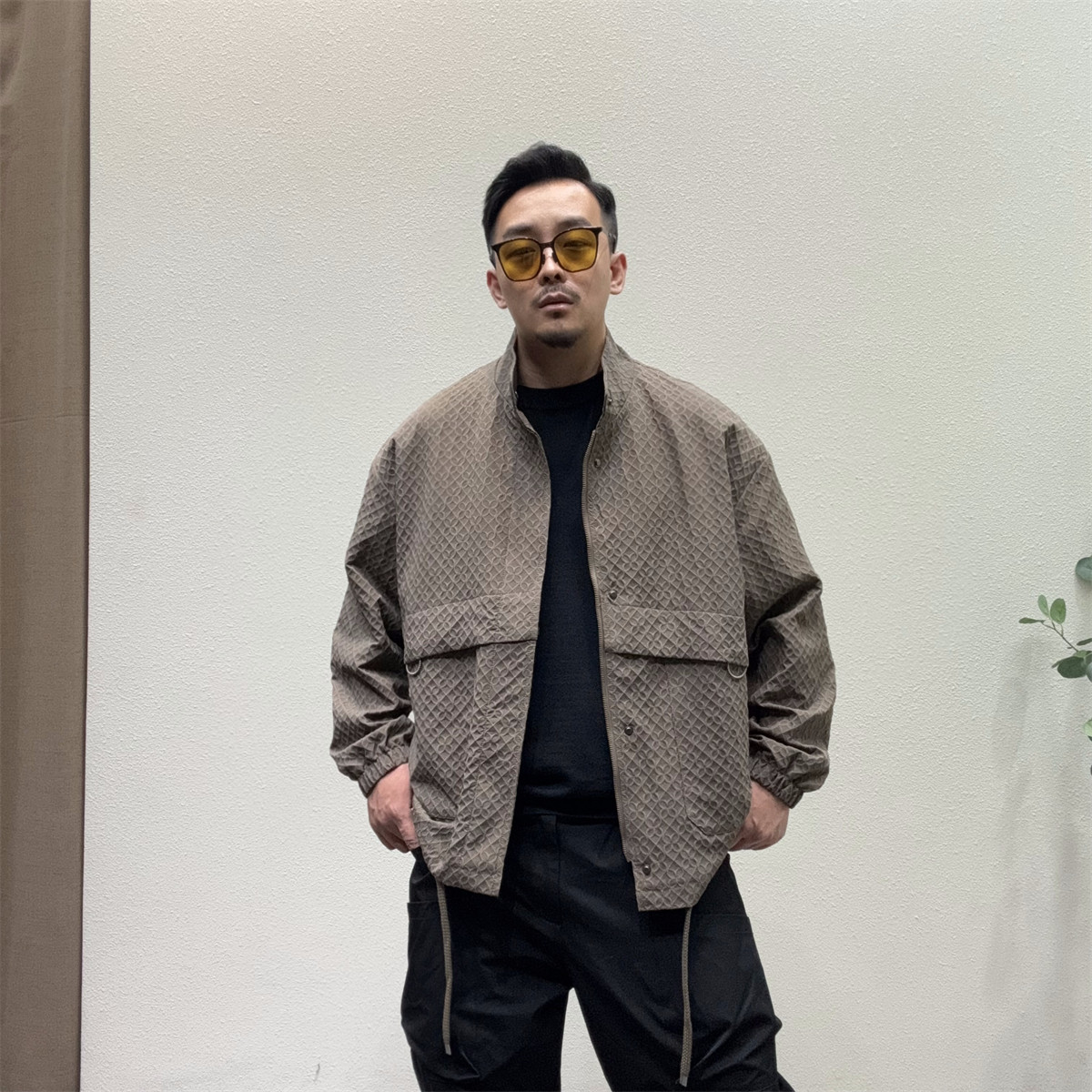 新中式长袖立领宽松夹克