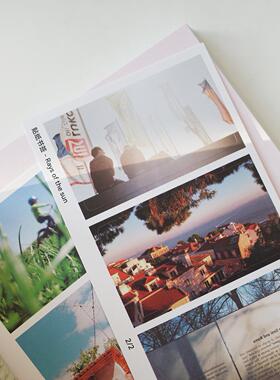 山浮士多原创设计文创 贴纸书签 四格摄影书签 文艺装饰手帐素材