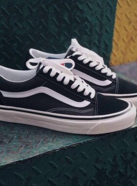 万斯 Old Skool 36 DX Anaheim 安纳海姆 黑 男女同款