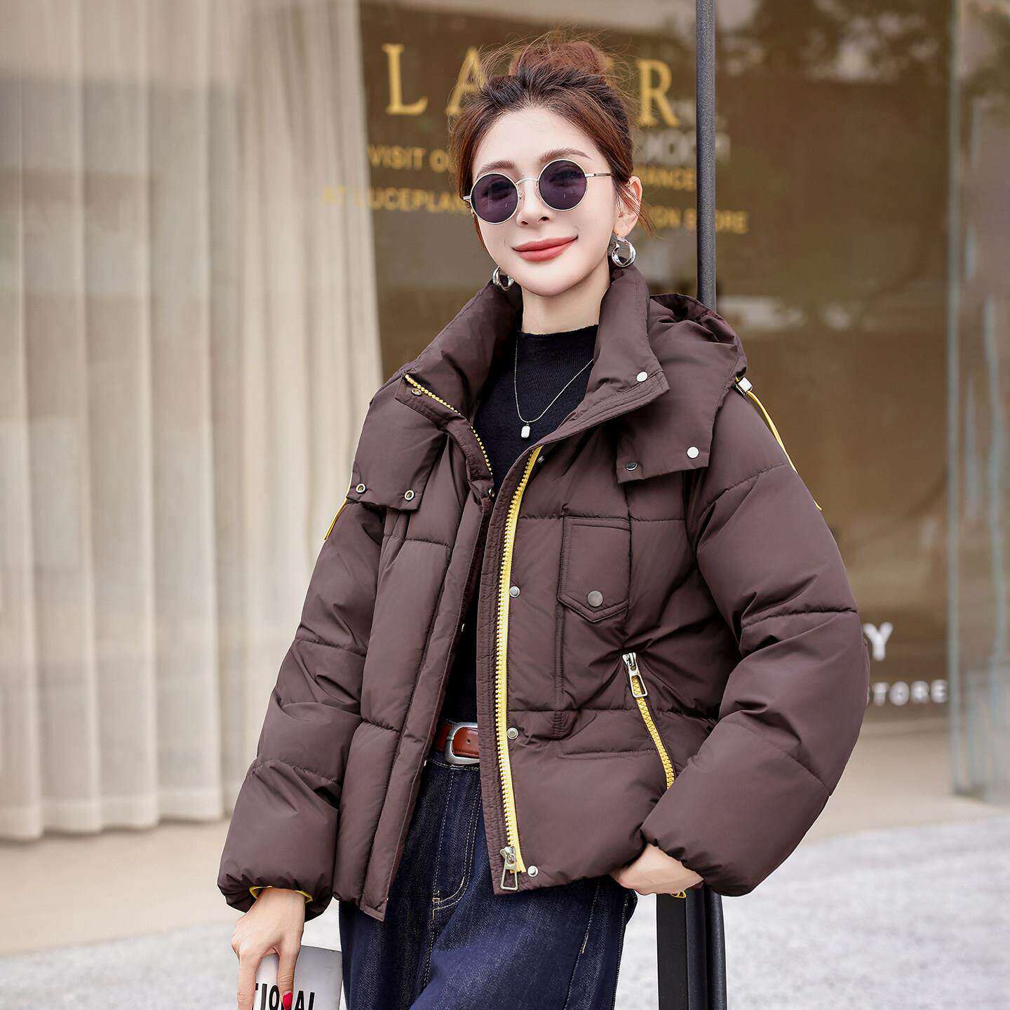 羽绒棉服女面包棉衣冬季新款外套