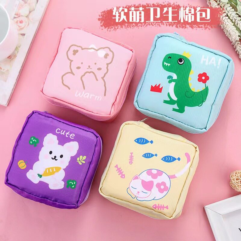 装卫生巾的小包学生用放姨妈巾手拿包便携月事包女生收纳袋大容量图片