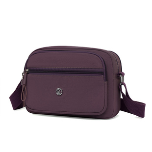 帆布单肩包包女2026春季 牛津布斜挎包中年妈妈包手机尼龙小包 新款