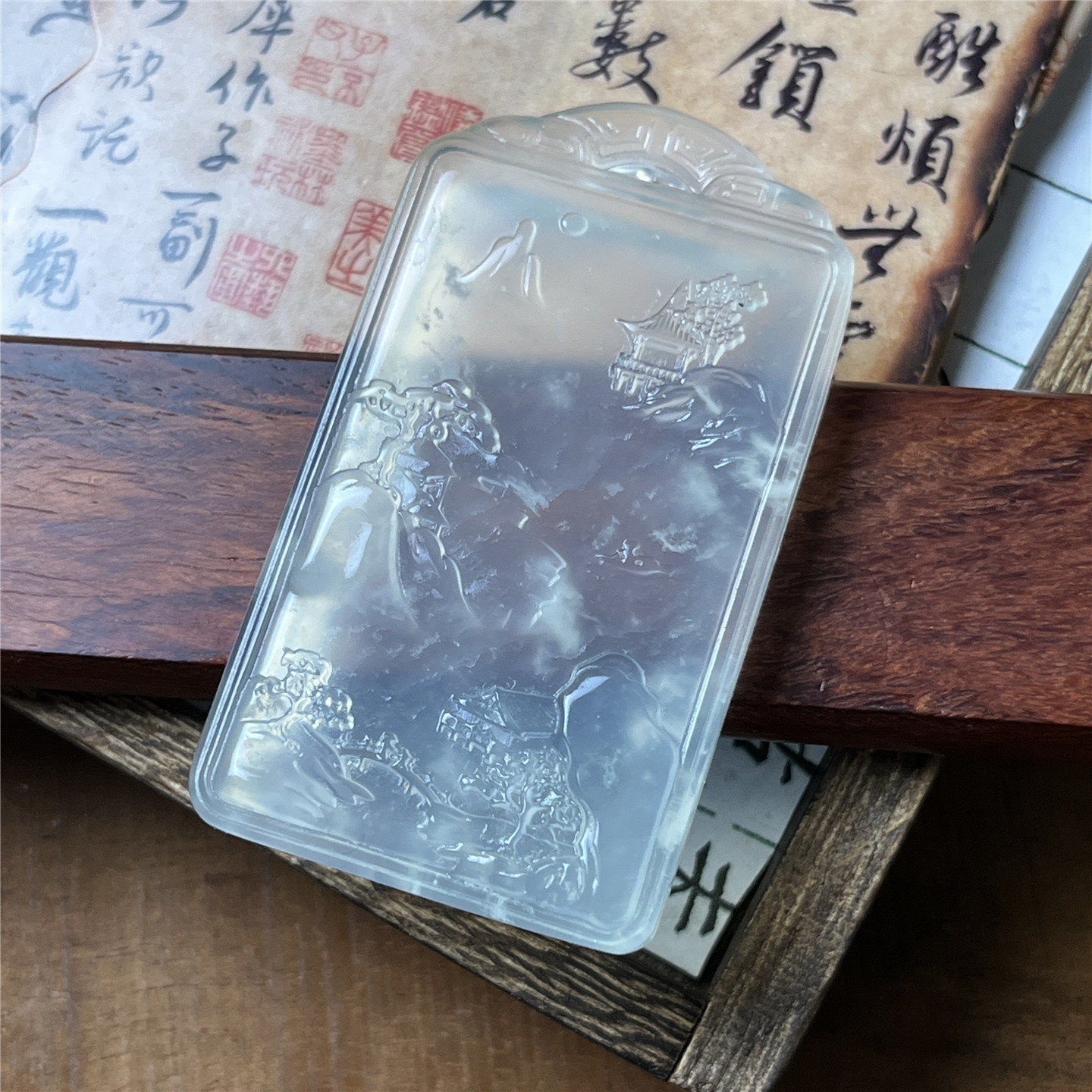 天然岫玉山水吊坠保真云雾棉意境玉石挂件产地直发男女款玉坠礼物,珠宝/钻石/翡翠,颈饰,淘宝优惠券,粉丝福利购,淘宝优惠卷