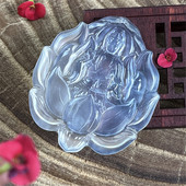 天然岫玉观音菩萨吊坠保真冰种精工雕刻一刀切男女款 玉石挂件礼物