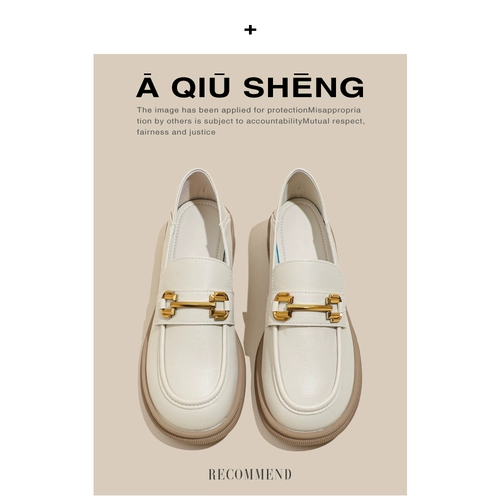 Универсальная обувь для кожаной обуви в английском стиле на платформе, лоферы, в британском стиле, по фигуре, против усталых ног