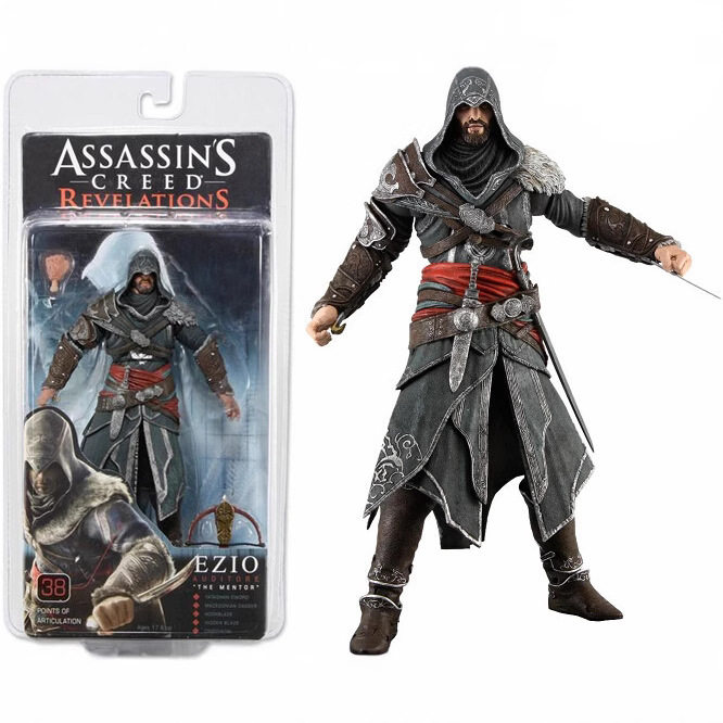 NECA 刺客信条3 3代 EZIO  艾西欧 可动人偶手办