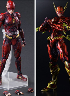 正义联盟 电影系列 pa改 闪电侠1代 2代 the flash 可动手办