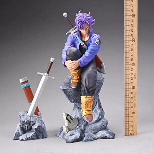 龙珠 特兰克斯  背剑 最后的战士 场景 手办 盒装 模型 摆件