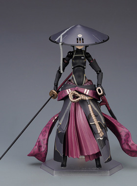 优质版浪人 流浪武士 机娘figma549关节可动 消光版 盒装手办