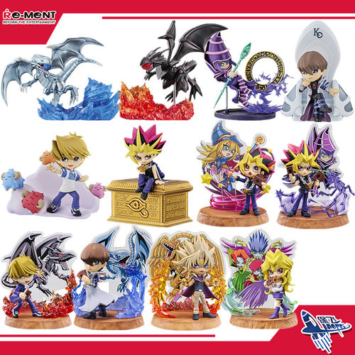 Rement 游戏王 武藤 青眼白龙黑龙 海马濑人微缩场景盲盒潮玩摆件