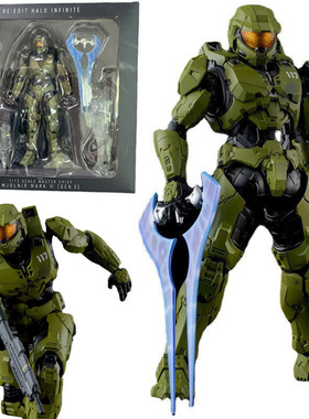优质版千值练光环5士官长HALO 光晕无限1/12可动模型人偶手办