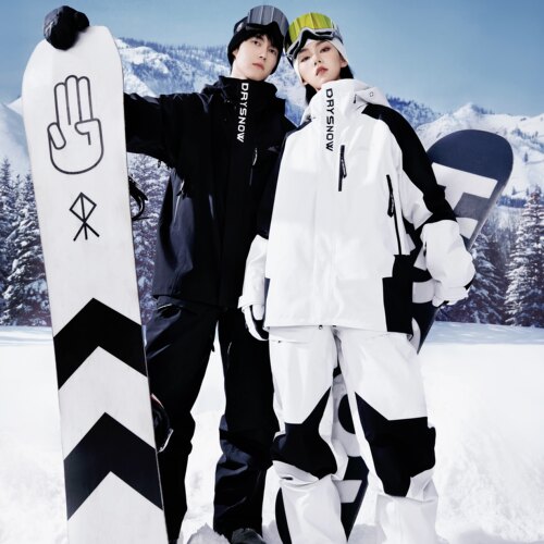 保暖滑雪服防风防水透汽背带裤