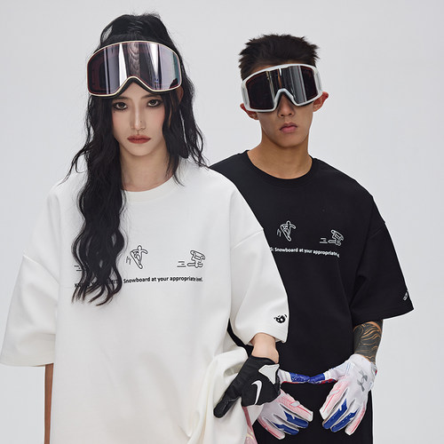 YetiSnow短袖潮服男女同款纯棉