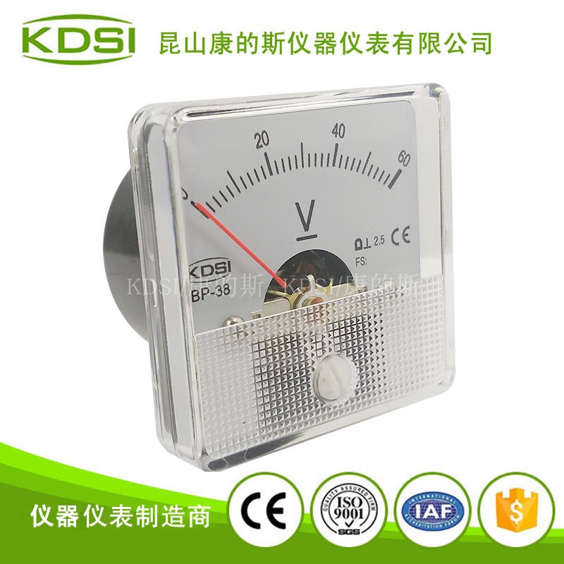 KDSI/康的斯小型电压表BP-38 DC60V直流电压表