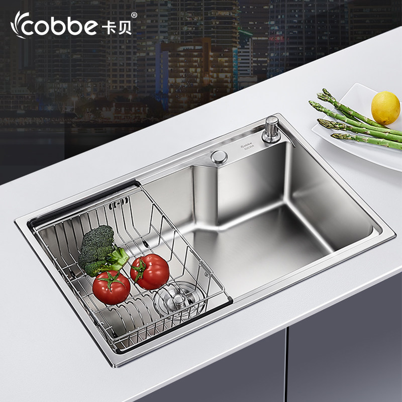 卡贝 厨房水槽套餐单槽加厚304不锈钢洗菜盆碗池58 62 65 68 75cm在类目 家装主材, 厨房, 厨盆/水槽, 水槽单品中 - 来自Buy2taobao.com提供专业的淘宝代购服务