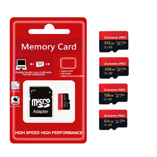 外贸专供内存卡1TB 存储卡2TB摄像头记录仪TF卡 256G512G内存卡