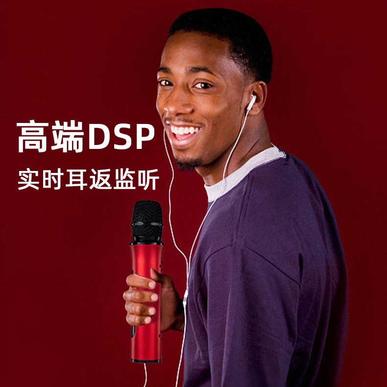 无线麦克风蓝牙话筒音响一体全民K歌上分神器手机电脑直播家用KVT